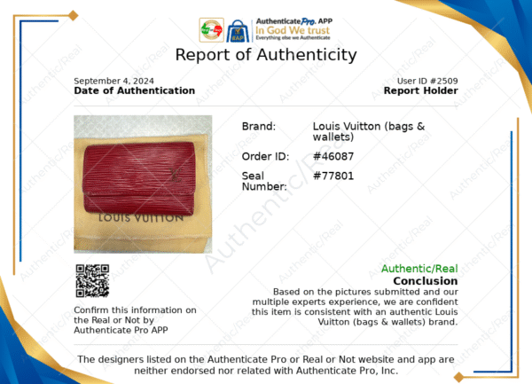 Epi 6 Key Holder Luxury Designer By Louis Vuitton | Luna Bags