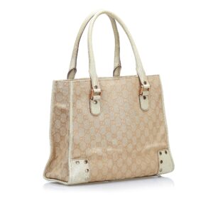 Beige Gucci GG Canvas Tote Bag | Luna Bags