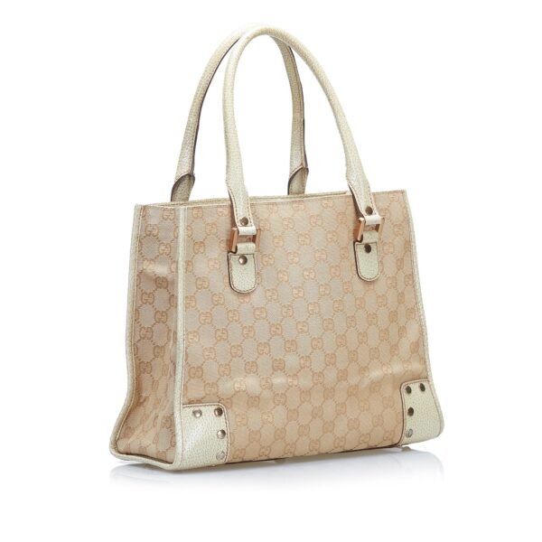 Beige Gucci GG Canvas Tote Bag | Luna Bags
