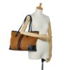 Brown Gucci Medium Raffia Ophidia Tote Bag | Luna Bags - Image 8