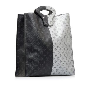 Black Louis Vuitton Monogram Eclipse North South Tote | Luna Bags