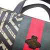 Brown Gucci GG Supreme Caleido Web Tote Satchel | Luna Bags - Image 7