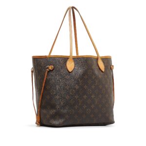 Brown Louis Vuitton Monogram Neverfull MM Tote Bag | Luna Bags