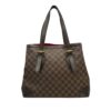 Brown Louis Vuitton Damier Ebene Hampstead MM Tote Bag | Luna Bags - Image 3