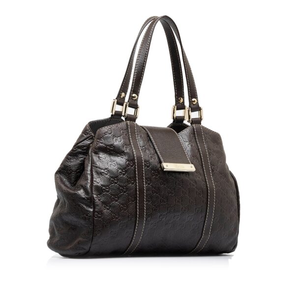 Brown Gucci Guccissima New Ladies Tote | Luna Bags