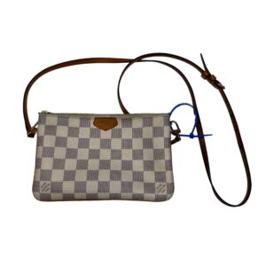CREAM CROSSBODY Luxury DESIGNER by Louis Vuitton Size:SMALL | Luna Bags