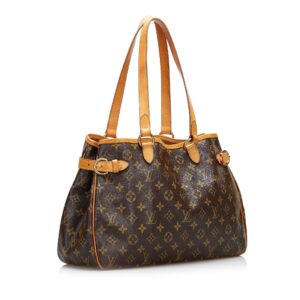 Brown Louis Vuitton Monogram Batignolles Horizontal Tote Bag | Luna Bags