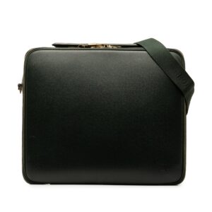 Green Louis Vuitton Taiga Porte Ordinateur Odessa Business Bag | Luna Bags