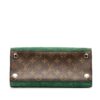 Green Louis Vuitton Monogram Leopard Print Calfskin Corduroy City Steamer PM Satchel | Luna Bags - Image 4