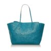 Blue Gucci Medium Swing Leather Tote Bag | Luna Bags - Image 2