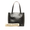Black Louis Vuitton Monogram Mat Stockton Tote Bag | Luna Bags - Image 9
