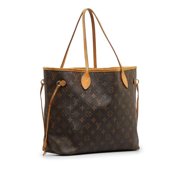 Brown Louis Vuitton Monogram Neverfull MM Tote Bag | Luna Bags