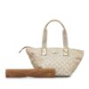 Brown Gucci GG Canvas Web Tote Bag | Luna Bags - Image 9