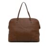 Brown Gucci Leather Bree Tote Bag | Luna Bags - Image 2