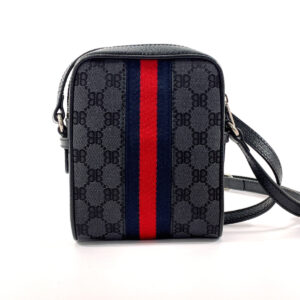 BALENCIAGA Shoulder Bag 680129 Canvas, Leather black The Hacker Project BALENCIAGAxGUCCI collaboration | Luna Bags