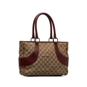 Brown Gucci GG Canvas Tote Bag | Luna Bags