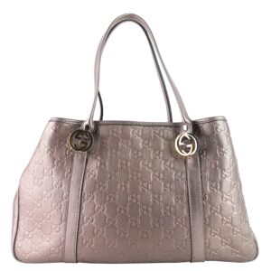 GG Twins Medium Metallic Guccissima Leather Bag | Luna Bags