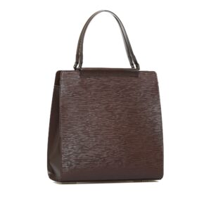 Brown Louis Vuitton Epi Figari MM Tote Bag | Luna Bags