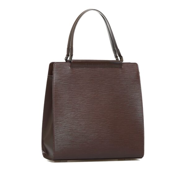 Brown Louis Vuitton Epi Figari MM Tote Bag | Luna Bags