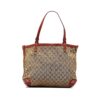 Brown Gucci GG Canvas Craft Tote Bag | Luna Bags - Image 15