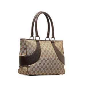 Brown Gucci GG Canvas Tote | Luna Bags