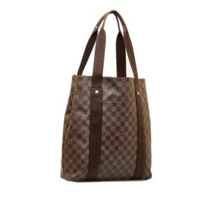 Brown Louis Vuitton Damier Ebene Cabas Beaubourg Tote Bag | Luna Bags