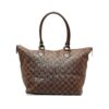 Brown Louis Vuitton Damier Ebene Saleya MM Tote Bag | Luna Bags - Image 12