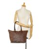 Brown Louis Vuitton Damier Ebene Saleya MM Tote Bag | Luna Bags - Image 11