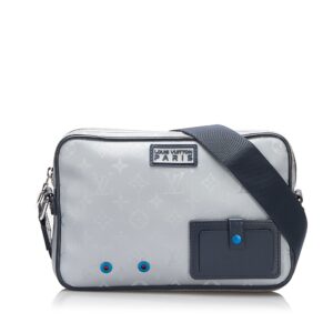 Gray Louis Vuitton Monogram Satellite Alpha Messenger Crossbody Bag | Luna Bags