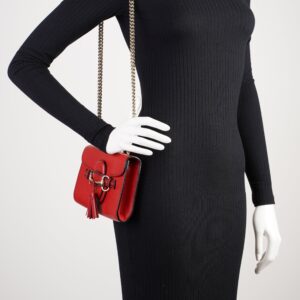 Emily Guccissima  Red Leather | Luna Bags