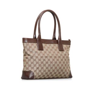 Brown Gucci GG Canvas Tote | Luna Bags