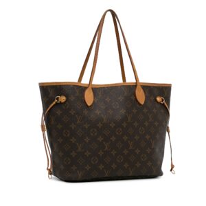 Brown Louis Vuitton Monogram Neverfull MM Tote Bag | Luna Bags