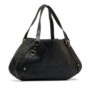 Black Gucci Abbey Leather Tote Bag | Luna Bags