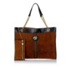 Brown Gucci Suede Rajah Tote Bag | Luna Bags - Image 7