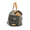 Gray Louis Vuitton Monogram Denim Patchwork Speedy 30 Boston Bag | Luna Bags - Image 4