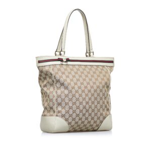 Beige Gucci GG Canvas Mayfair Tote Bag | Luna Bags