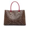 Brown Louis Vuitton Damier Ebene Riverside Tote Bag | Luna Bags - Image 2