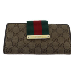 CHRISTIAN DIOR Gucci GG Canvas Belt Wallet 7Set Beige Black Auth ar11909 | Luna Bags