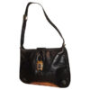 1950s Gucci Vintage Bluish Black Leather Jackie Hobo Bag | Luna Bags - Image 11