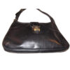1950s Gucci Vintage Bluish Black Leather Jackie Hobo Bag | Luna Bags - Image 4