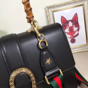 Black GUCCI leather woman Handbag | Luna Bags