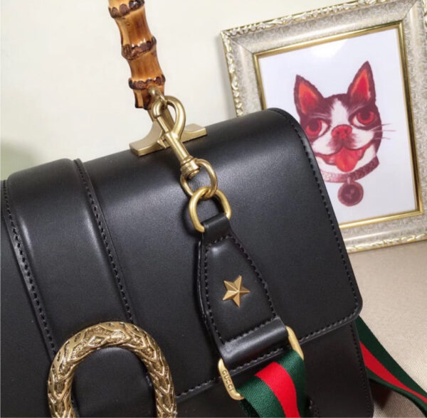 Black GUCCI leather woman Handbag | Luna Bags