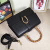 Black GUCCI leather woman Handbag | Luna Bags - Image 4