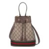 (WMNS) GUCCI Ophidia Logo Stripe Webbing Canvas Drawstring handbag Small / Brown Classic 550621-96I3B-8745 | Luna Bags - Image 7