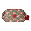 (WMNS) GUCCI Logo Apple Pattern Leather Logo Canvas Camera Bag Shoulder Messenger Bag Small Ebony / Red Valentine's Day Limited 574886-2EVDG-8646 | Luna Bags - Image 8