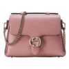 (WMNS) GUCCI Silver Label Double G Leather Messenger Bag Chain Pink Candy Handbag 510302-CAO0G-5806 | Luna Bags - Image 5