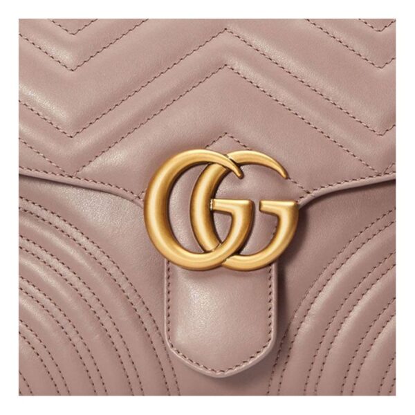 (WMNS) GUCCI GG Marmont Series hand Bag Small Light Pink 498110-DTDIT-5729 | Luna Bags