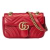 (WMNS) GUCCI GG Marmont Mini Shoulder Bag Red 446744-DTDIT-6433 | Luna Bags - Image 12