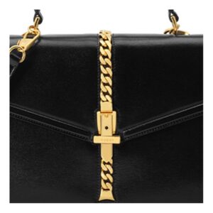 (WMNS) GUCCI Sylvie 1969 Series hand Bag Small Black 602781-1DB0G-1000 | Luna Bags
