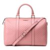 (WMNS) GUCCI Logo Embossing Cowhide Large Capacity Boston handbag Pink 449646-BMJ1G-5806 | Luna Bags - Image 6